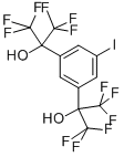 3,5-BIS(1,1,1,3,3,3-HEXAFLUORO-2-HYDROXYPROPYL)IODOBENZENE Struktur