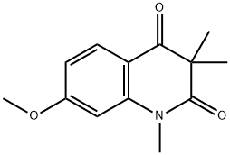 7-Methoxy-1,3,3-trimethyl-2,4(1H,3H)-quinolinedione Struktur