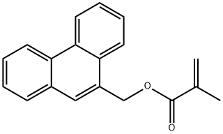 (9-PHENANTHRYL)METHYL METHACRYLATE Struktur