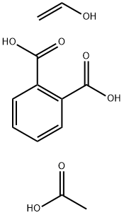 POLY(VINYLACETATE PHTHALATE) Struktur