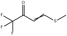 3-Buten-2-one,  1,1,1-trifluoro-4-(methylthio)- Struktur