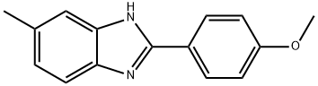 2-(4-METHOXYPHENYL)-5-METHYL-1H-BENZO[D]IMIDAZOLE Struktur