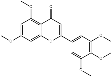 5,7,3’，4’，5’-五甲氧基黃酮, 53350-26-8, 結(jié)構(gòu)式