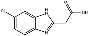 (5-CHLORO-1H-BENZOIMIDAZOL-2-YL)-ACETIC ACID Struktur