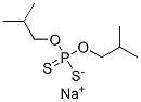 sodium O,O-diisobutyl dithiophosphate  Struktur