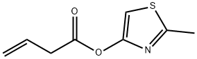 3-Butenoicacid,2-methyl-4-thiazolylester(9CI) Struktur