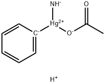 Phenylmercuric ammonium acetate Struktur