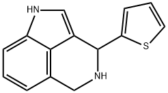 1,3,4,5-Tetrahydro-3-(2-thienyl)pyrrolo[4,3,2-de]isoquinoline Struktur