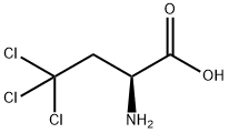 L-2-AMINO-4,4,4-TRICHLOROBUTANOIC ACID Struktur