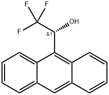 (R)-(-)-2,2,2-TRIFLUORO-1-(9-ANTHRYL)ETHANOL Structure