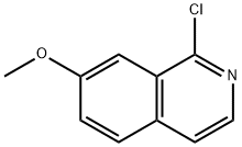 1-chloro-7-methoxyisoquinoline Struktur