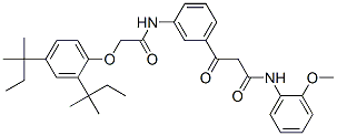 3-[m-[[(2,4-Di-tert-pentylphenoxy)acetyl]amino]phenyl]-N-(o-methoxyphenyl)-3-oxopropionamid