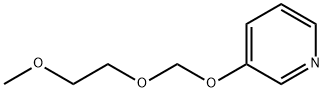 Pyridine, 3-[(2-methoxyethoxy)methoxy]- (9CI) Struktur