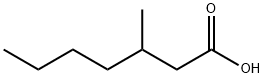 3-METHYLHEPTANOIC ACID Struktur