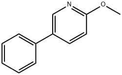 2-Methoxy-5-phenylpyridine Struktur