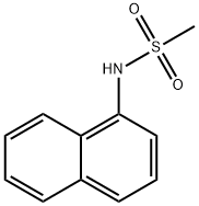 Methanesulfonamide,N-1-naphthalenyl- Struktur