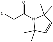 1H-Pyrrole, 1-(chloroacetyl)-2,5-dihydro-2,2,5,5-tetramethyl- (9CI) Struktur