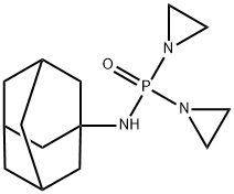 P,P-Bis(1-aziridinyl)-N-(1-adamantyl)phosphinamide Struktur