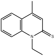 2(1H)-Quinolinethione,  1-ethyl-4-methyl- Struktur