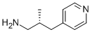 4-Pyridinepropanamine,beta-methyl-,(betaR)-(9CI) Struktur
