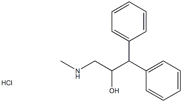 Benzeneethanol, α-[(methylamino)methyl]-β-phenyl-, hydrochloride Struktur