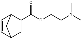 Norborn-5-ene-2-carboxylic acid 2-dimethylaminoethyl ester Struktur