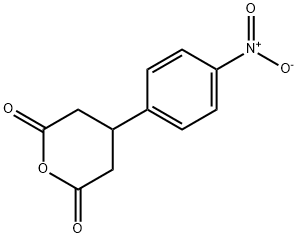 4-(4-nitrophenyl)-dihydro-3H-pyran-2,6-dione Struktur