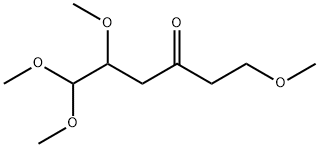 1,5,6,6-Tetramethoxy-3-hexanone Struktur