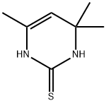 4,4,6-Trimethyl-3,4-dihydropyrimidine-2(1H)-thione Struktur