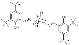 (1S,2S,4S,5S)-2,5-BIS(3,5-DI-TERT-BUTYL-2-HYDROXYBENZYLIDENEAMINO)BICYCLO[2.2.1]HEPTANE Struktur