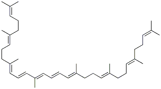 (6E,10E,12E,14E,16E,18E,22E,26E)-2,6,10,14,19,23,27,31-octamethyldotriaconta-2,6,10,12,14,16,18,22,26,30-decaene Struktur