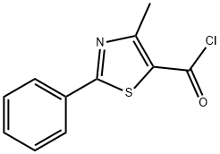 4-METHYL-2-PHENYL-1,3-THIAZOLE-5-CARBONYL CHLORIDE Struktur