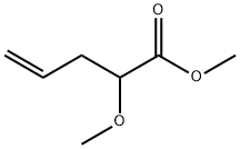 2-Methoxy-4-pentenoic acid methyl ester Struktur