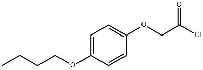 (4-butoxyphenoxy)acetyl chloride Struktur