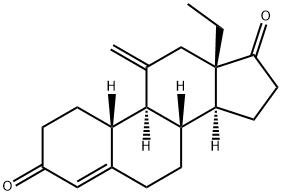 18-Methyl-11-methyleneestr-4-ene-3,17-dione Struktur