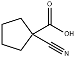 Cyclopentanecarboxylic acid, 1-cyano- Structure