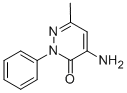 4-アミノ-6-メチル-2-フェニル-3(2H)-ピリダジノン 化學(xué)構(gòu)造式