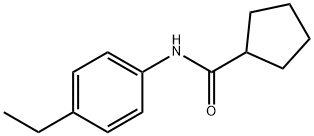 Cyclopentanecarboxamide, N-(4-ethylphenyl)- (9CI) Struktur