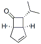 Bicyclo[3.2.0]hept-2-en-6-one, 7-(1-methylethyl)-, (1alpha,5alpha,7alpha)- (9CI) Struktur