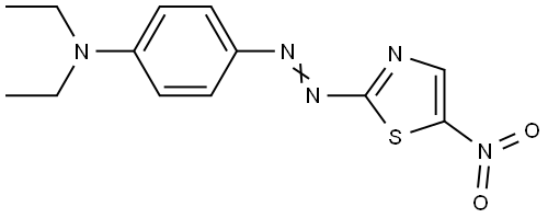 N,N-Diethyl-4-[(5-nitro-2-thiazolyl)azo]benzenamine Struktur