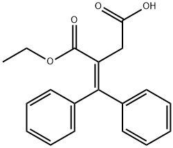 3-(ETHOXYCARBONYL)-4,4-DIPHENYL-3-BUTENOIC ACID Structure