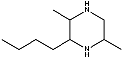 3-Butyl-2,5-dimethylpiperazine Struktur