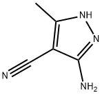 3-amino-5-methyl-1H-pyrazole-4-carbonitrile Struktur