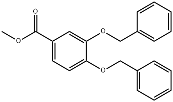 Methyl 3,4-bis(benzyloxy)benzoate Struktur