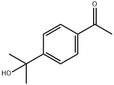 1-[4-(2-hydroxypropan-2-yl)phenyl]ethanone Struktur