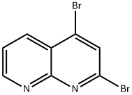 2,4-Dibromo-1,8-naphthyridine Struktur