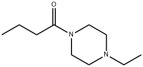 Piperazine, 1-ethyl-4-(1-oxobutyl)- (9CI) Struktur