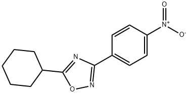 5-CYCLOHEXYL-3-(4-NITROPHENYL)-1,2,4-OXADIAZOLE price.