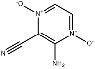 Pyrazinecarbonitrile,  3-amino-,  1,4-dioxide  (9CI) Struktur