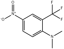 2-TRIFLUOROMETHYL-N,N-DIMETHYL-4-NITROANILINE Struktur